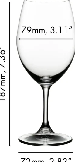 Riedel Rode Wijnglazen Ouverture - 350 ml - 2 stuks