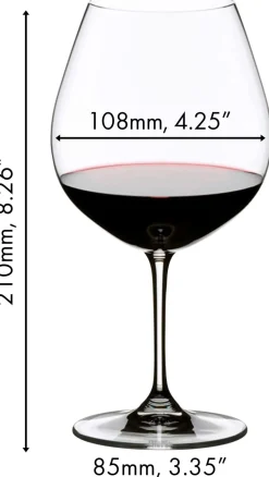 Riedel Rode Wijnglazen Vinum - Pinot Noir - 700 ml - 2 stuks
