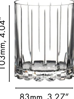Riedel Whiskey Glazen Double Rocks - 370 ml - 2 stuks