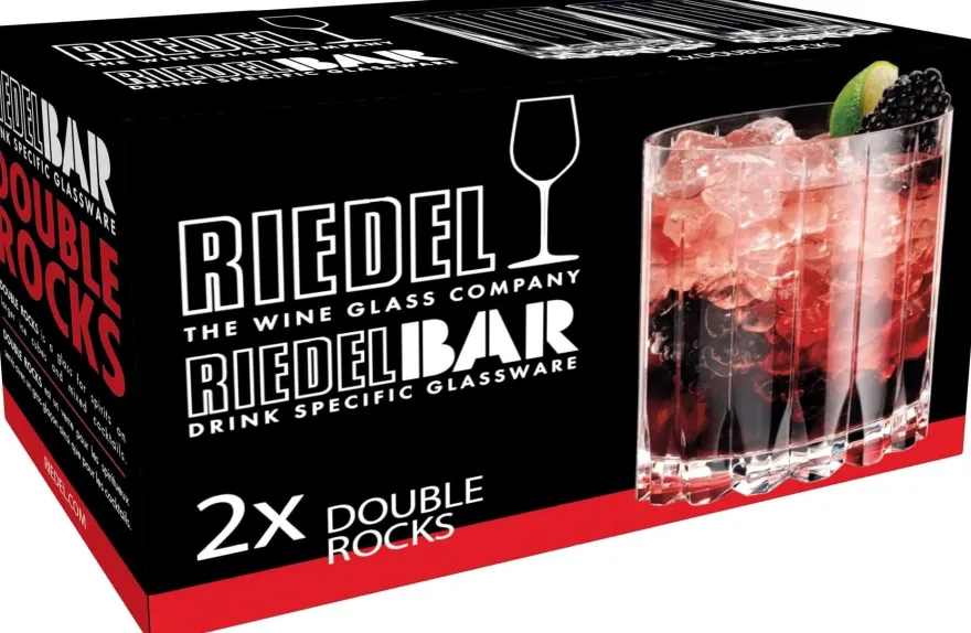 Riedel Whiskey Glazen Double Rocks - 370 ml - 2 stuks