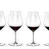 Riedel Wijnglazenset - Rode Wijnglazen - Performance - Pinot noir - 830 ml - 4 Stuks