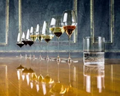Riedel Wijnglazenset Veloce - Cabernet / Merlot, Pinot Noir / Nebbiolo, Riesling & Chardonnay - 4 Stuks