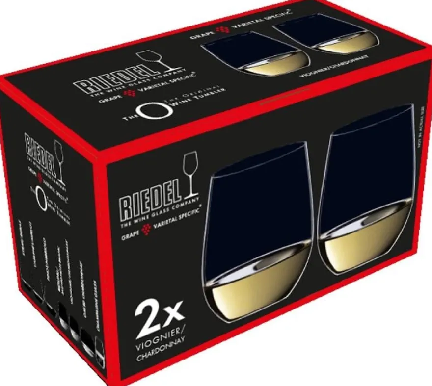 Riedel Witte Wijnglazen O Wine - Viognier / Chardonnay - 320 ml - 2 stuks