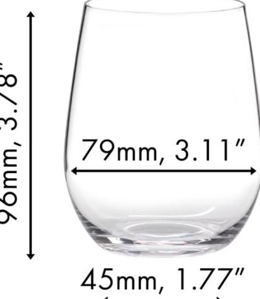 Riedel Witte Wijnglazen O Wine - Viognier / Chardonnay - 320 ml - 2 stuks