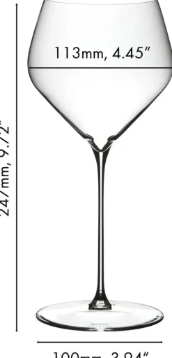 Riedel Witte Wijnglazen Veloce - Chardonnay - 690 ml - 2 stuks