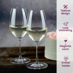 Riedel Witte Wijnglazen Vinum - Viognier / Chardonnay - 350 ml - Pay 6 Get 8