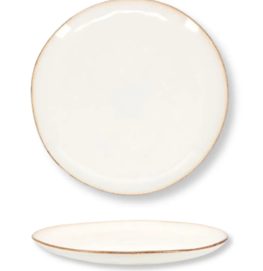 Salt & Pepper Dinerborden Artisan Wit ø 28 cm - 4 Stuks