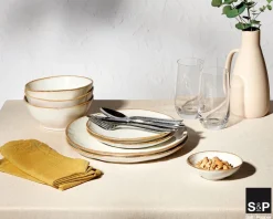 Salt & Pepper Soepkommen / Kommen Artisan Wit ø 17 cm - 4 Stuks