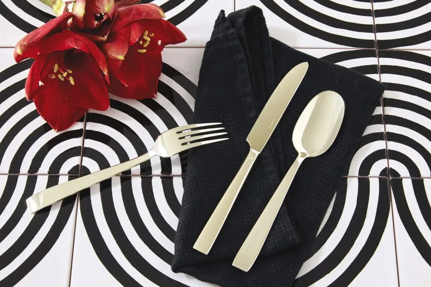 Sambonet Bestekset Flat - Champagne - 24 delig / 6 personen