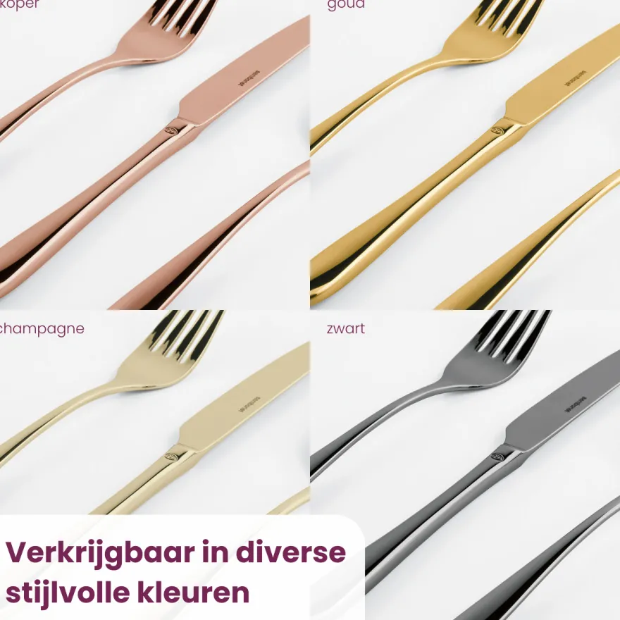 Sambonet Bestekset Flat - RVS - 24 delig / 6 personen