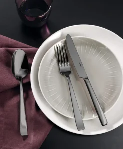 Sambonet Bestekset Flat - Zwart - 24 delig / 6 personen