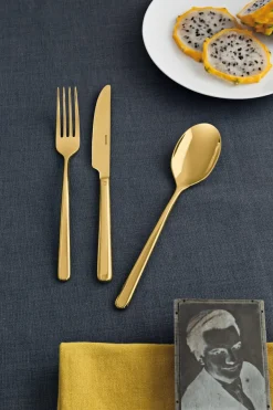 Sambonet Bestekset Linear - Goud - 24 delig / 6 personen