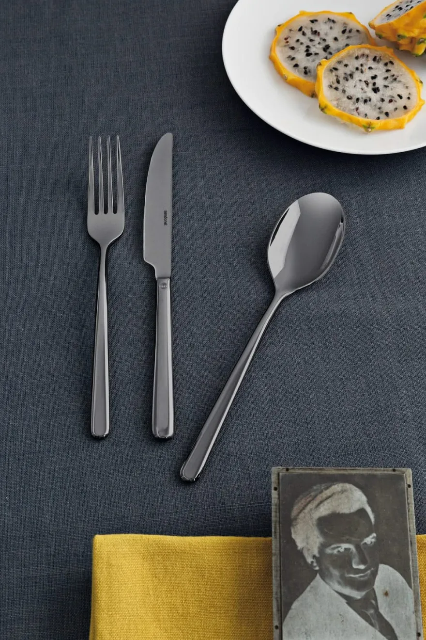 Sambonet Bestekset Linear - Zwart - 24 delig / 6 personen