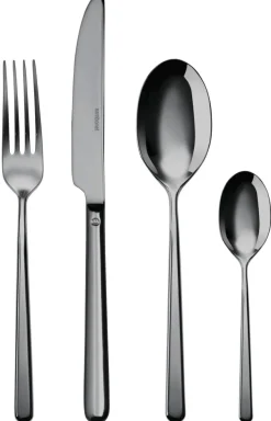 Sambonet Bestekset Linear - Zwart - 24 delig / 6 personen