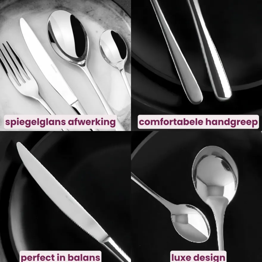 Sambonet Bestekset Taste - Goud - 24 delig / 6 personen