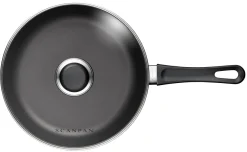 SCANPAN Hapjespan / Sauteerpan met deksel Classic Induction ø 24cm / 2 liter - geschikt voor alle warmtebronnen - standaard anti-aanbaklaag