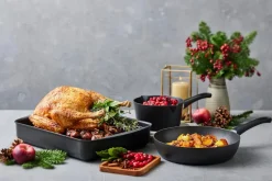 SCANPAN Hapjespan / Sauteerpan met deksel Classic Induction ø 28cm / 3 liter - geschikt voor alle warmtebronnen - standaard anti-aanbaklaag
