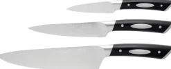 SCANPAN Messenset Classic 3-delig - Koksmes, Officemes & Schilmes