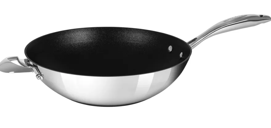 SCANPAN Wokpan HaptIQ ø 32cm - geschikt voor alle warmtebronnen - standaard anti-aanbaklaag