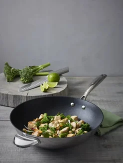 SCANPAN Wokpan HaptIQ ø 32cm - geschikt voor alle warmtebronnen - standaard anti-aanbaklaag