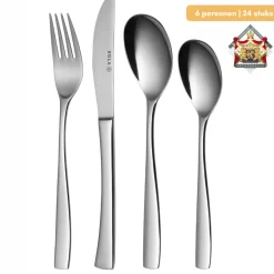 Sola Bestekset Lotus - 18/10 RVS - 24 delig / 6 personen
