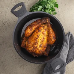 Sola Braadpan met deksel Ceramic Deluxe ø 24 cm - keramische anti-aanbaklaag