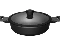 Sola Hapjespan / Sauteerpan met deksel Fair Cooking ø 28 cm - standaard anti-aanbaklaag