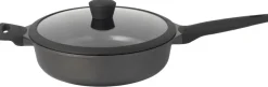Sola Hapjespan / Sauteerpan met deksel Ceramic Deluxe ø 28 cm - keramische anti-aanbaklaag