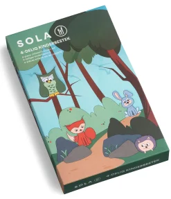 Sola Kinderbestek Bosdieren - 18/10 RVS - 4 delig