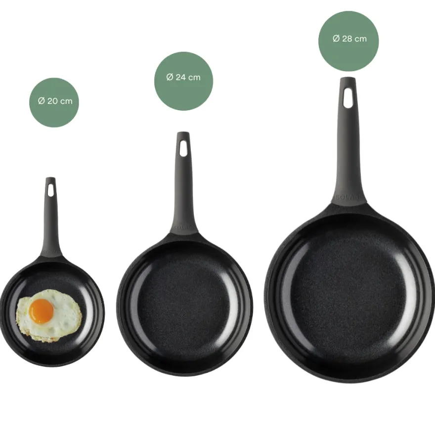 Sola Koekenpan Ceramic Deluxe ø 28 cm - Inductie geschikt - keramische anti-aanbaklaag