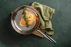 Sola Koekenpan Green Cooking+ Triply RVS ø 20 cm - geschikt voor alle warmtebronnen - zonder anti-aanbaklaag