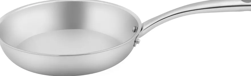 Sola Koekenpan Green Cooking+ Triply RVS ø 24 cm - geschikt voor alle warmtebronnen - zonder anti-aanbaklaag