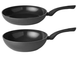 Sola Pannenset Stonehenge 2-Delig - Koekenpan ø 28 cm en Wokpan ø 28 cm - keramische anti-aanbaklaag
