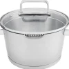Sola Soeppan Diamond RVS Downdraft en Inductie geschikt ø 24 cm / 5.5 liter - geschikt voor alle warmtebronnen