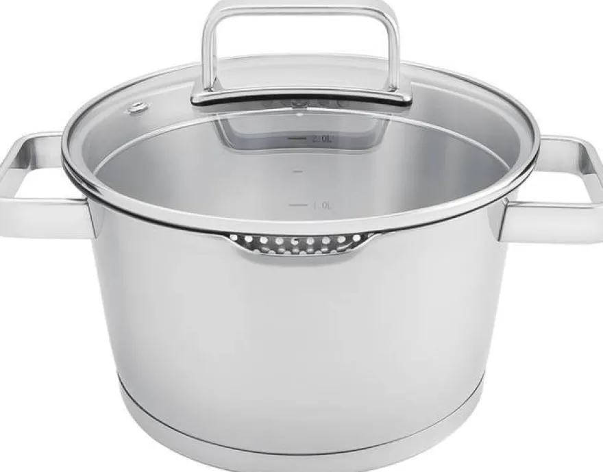 Sola Soeppan Diamond RVS Downdraft en Inductie geschikt ø 24 cm / 5.5 liter - geschikt voor alle warmtebronnen
