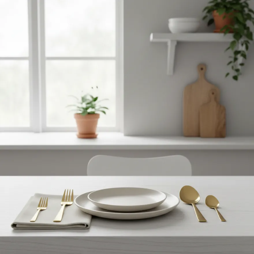 Studio Tavola Bestekset - Classic - Champagne - 42-delig / 8 personen