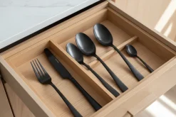 Studio Tavola Bestekset - Modern - Zwart - 16-delig / 4 personen