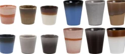 Studio Tavola Koffieset - Koffiekopjes & Cappuccinokopjes - Earth - 12 stuks