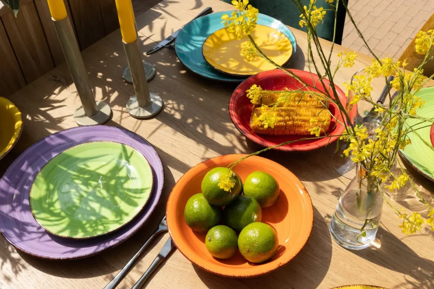 Studio Tavola Ontbijtborden / Dessertborden Sunny Summer ø 19 cm - 6 stuks