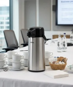 Thermos Thermoskan met Pomp - Pompkan - Isoleerkan - 2.2 Liter