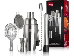 Vacu Vin Cocktail Set Plus - Zilver - 7 stuks