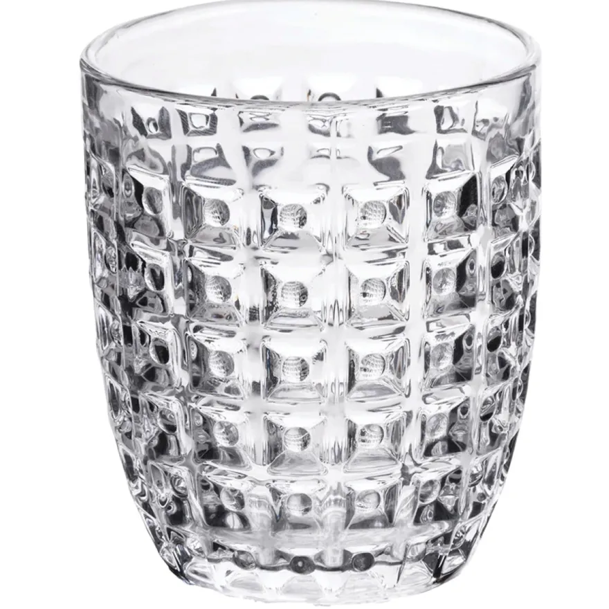 Villa d'Este Home Waterglazen Geometrie Multicolor - 300 ml - 6 stuks