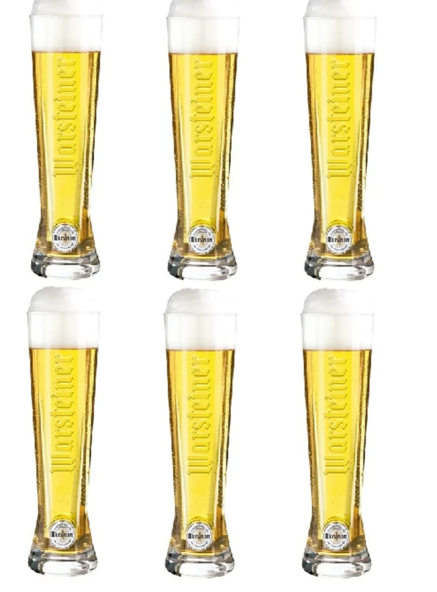Warsteiner Bierglazen Premium - 200 ml - 6 stuks