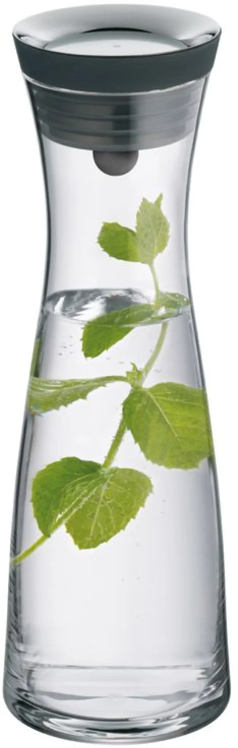 WMF Karaf / Waterkaraf - Basic - Drupvrij - Zwart / Zilver - 1 liter
