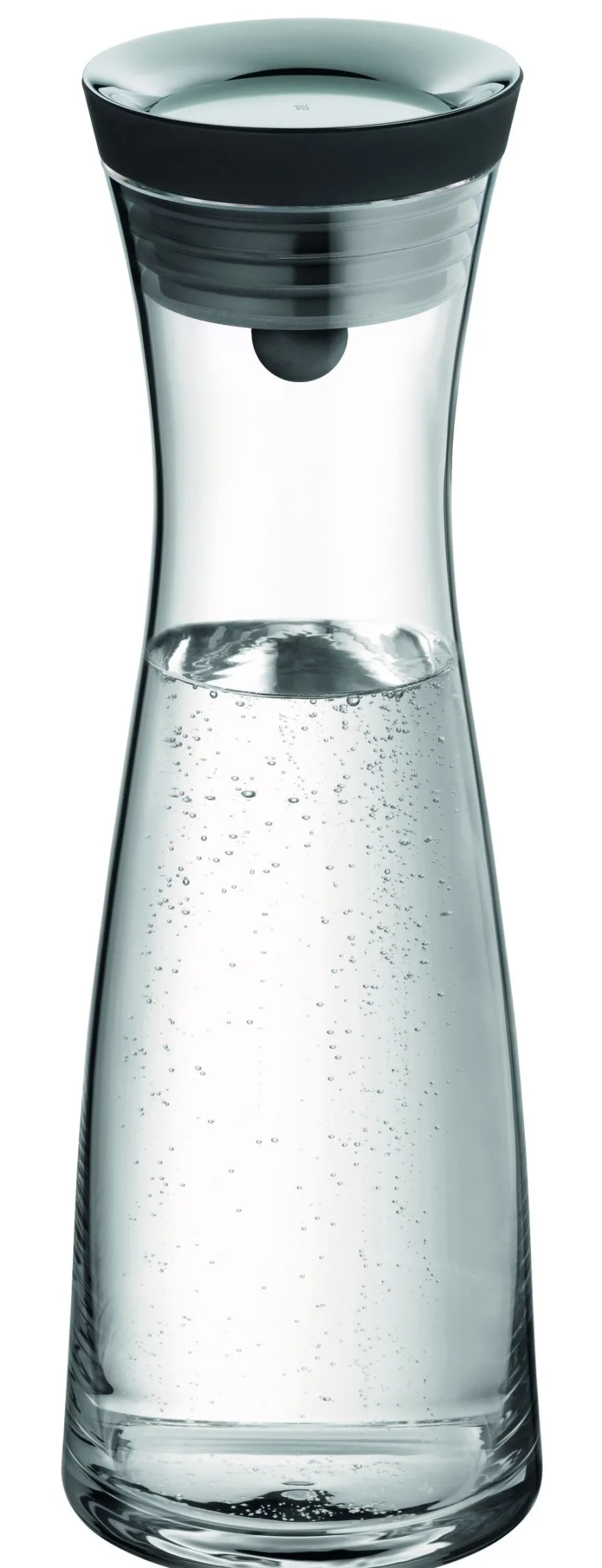 WMF Karaf / Waterkaraf - Basic - Drupvrij - Zwart / Zilver - 1 liter
