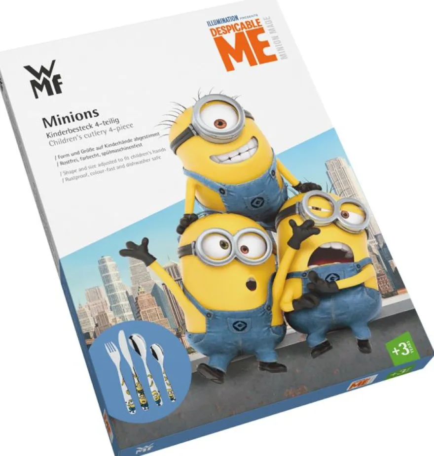 WMF Kinderbestek Minions 4 delig