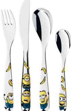 WMF Kinderbestek Minions 4 delig