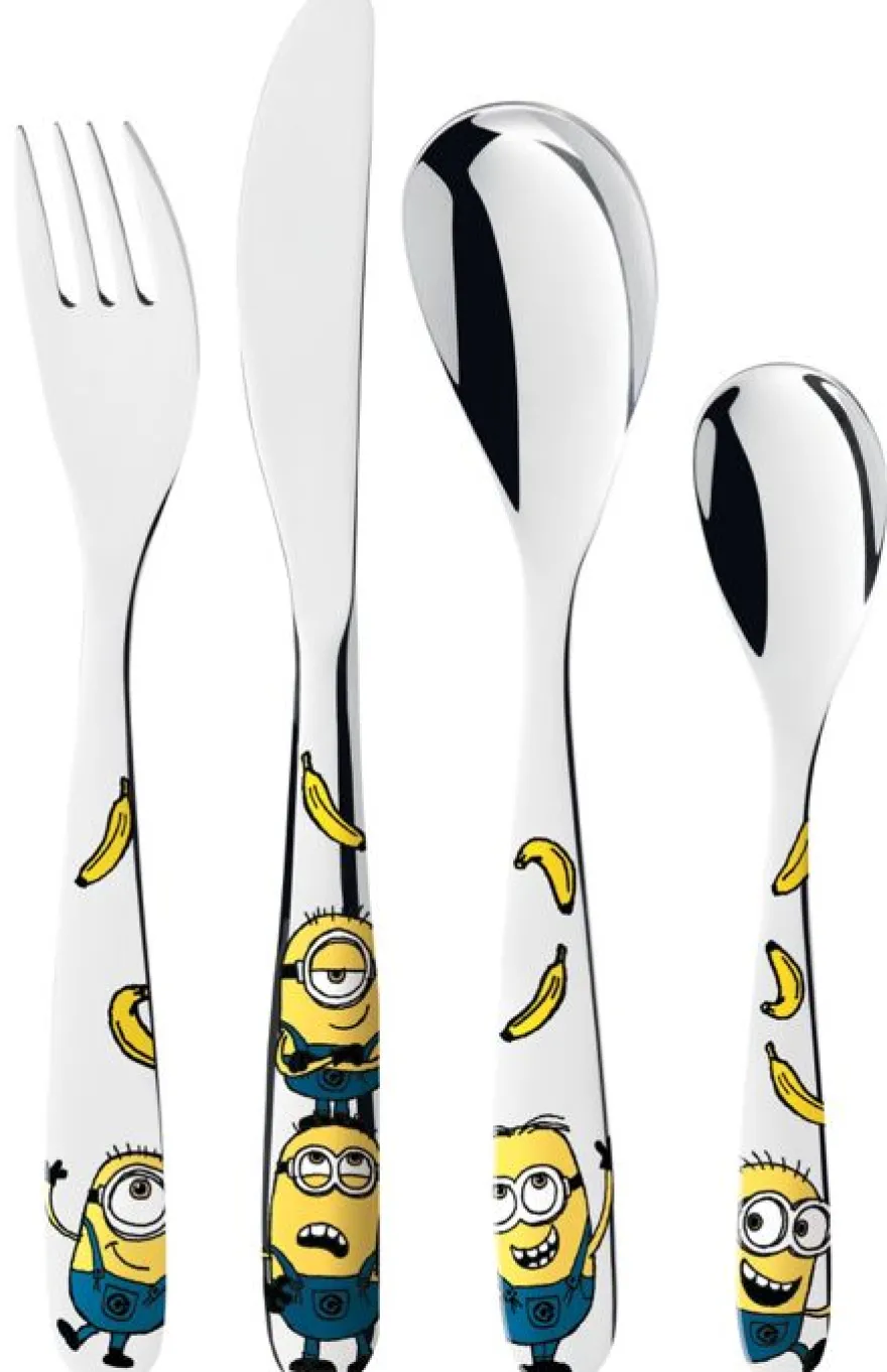 WMF Kinderbestek Minions 4 delig