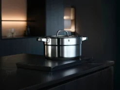 WMF Pannenset Compact Cuisine 5-Delig Inclusief GRATIS Cookinglife Kookgerei set - Kookpan ø 16, 16, 20 en 20 cm en Steelpan ø 14 cm