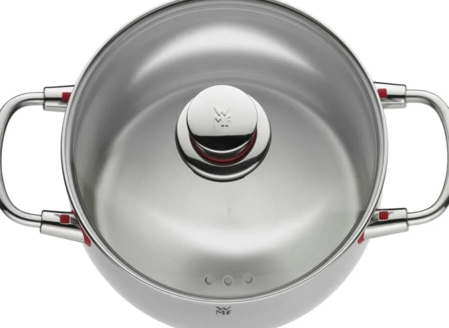 WMF Pannenset Quality One - RVS - 5 Delig - Kookpan ø 16, 20, 20 en 24 cm en Steelpan ø 16 cm